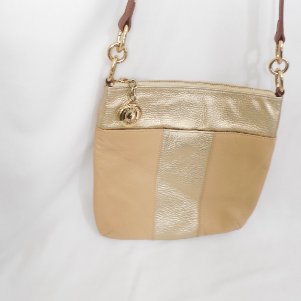Tommy Hilfiger Gold/Beige/Tan Shoulder Bag - Picture 7 of 10